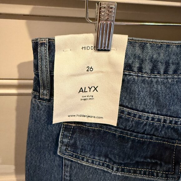 HIDDEN ALYX Low Slung Baggy Jean Sz 6 - Picture 4 of 5